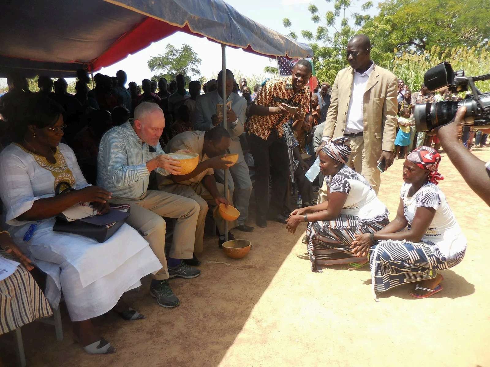 Borehole and well ceremony